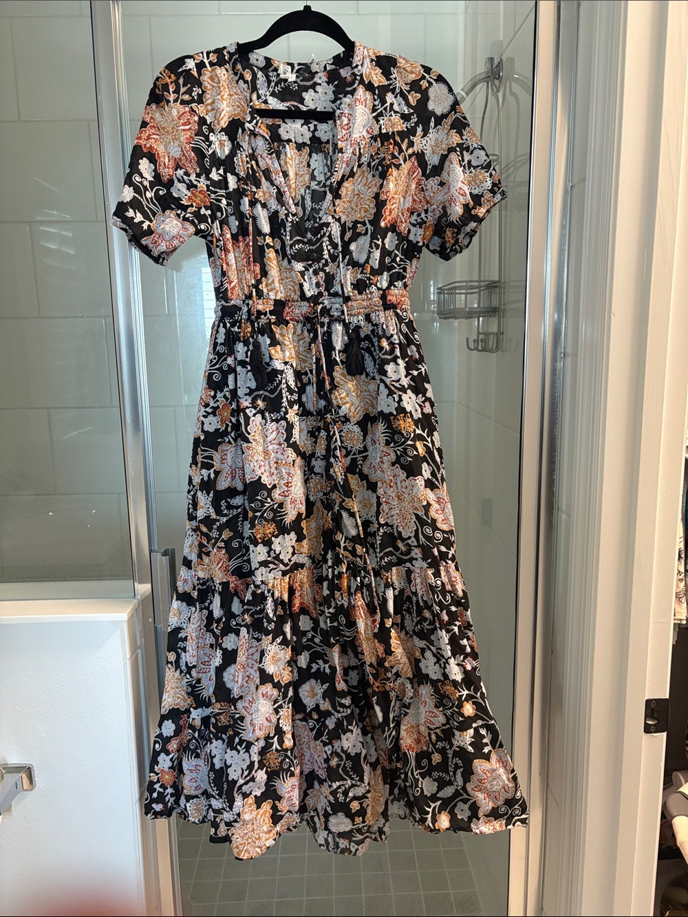 Elan Floral Printed Dress